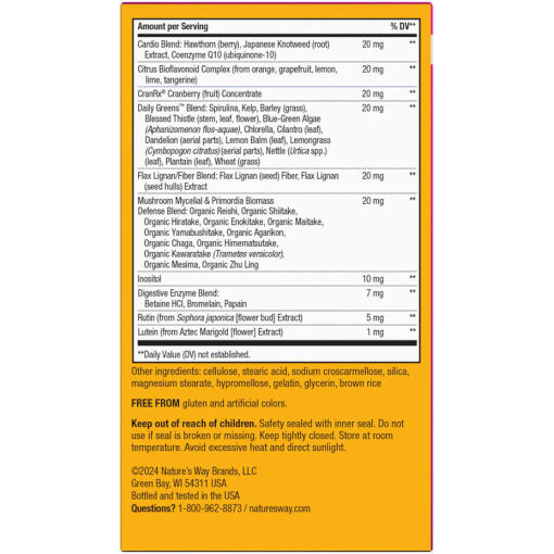 Natures Way - Alive!® Kvinnor 50+ Ultra Multivitamin, 60 tabletter - Bild 3