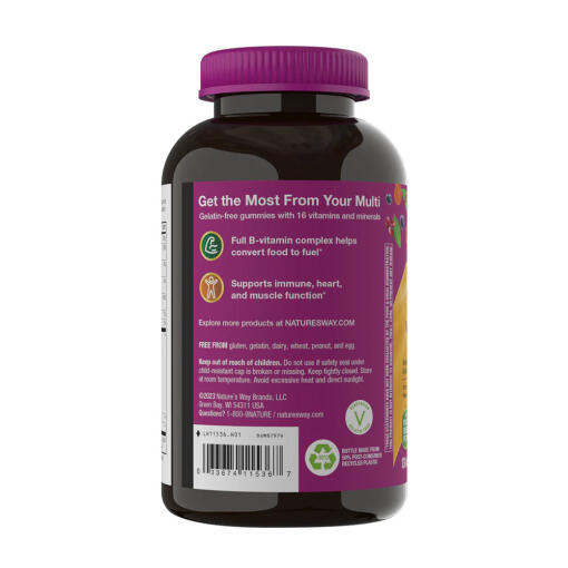 Nature's Way - Alive! Kvinnors Multivitamin Gummies, 130 stycken, Blandade Bär - Bild 8