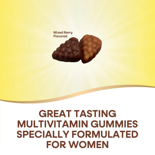 Nature's Way - Alive! Kvinnors Multivitamin Gummies, 150 stycken, Blandade Bär - Bild 6