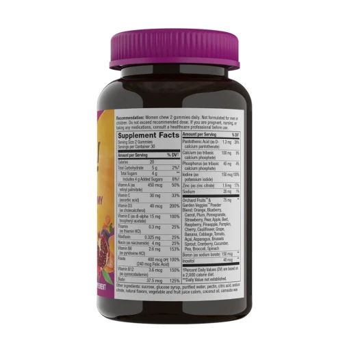 Nature's Way - Alive! Kvinnors Multivitamin Gummies, 60 stycken, Blandade Bär - Bild 7