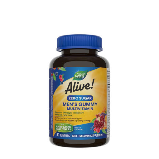 Nature's Way - Alive!® Sockerfria Multivitamin Gummies för Män, 50 stycken - Bild 3