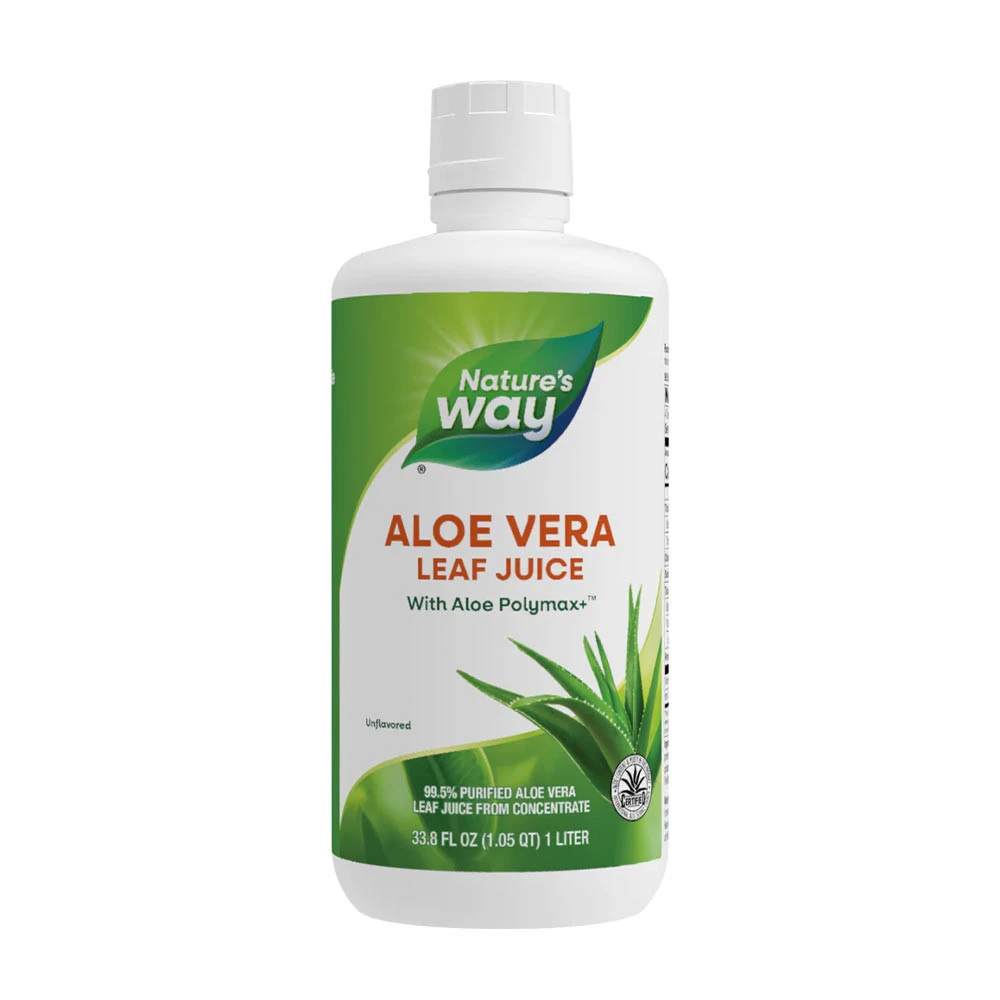 Natures Way - Aloe Vera Bladjuice, 1000 ml | HälsokostÖrter och växtbaserade preparat | Apoteka