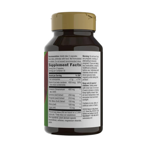 Nature's Way - Blood Sugar Manager, 90 kapslar - Bild 4
