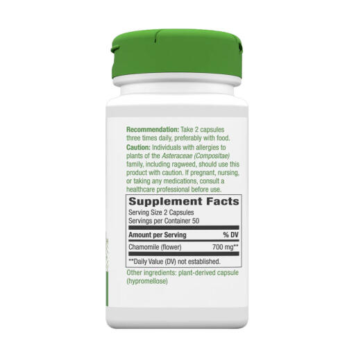 Natures Way - Kamomillblommor, 100 kapslar - Bild 2