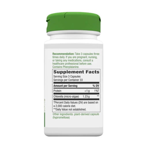 Natures Way - Chlorella, 100 kapslar - Bild 2
