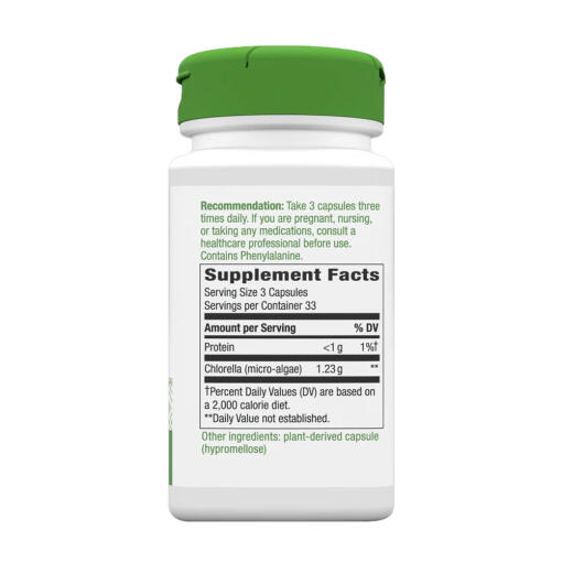 Natures Way - Chlorella, 100 kapslar - Bild 4