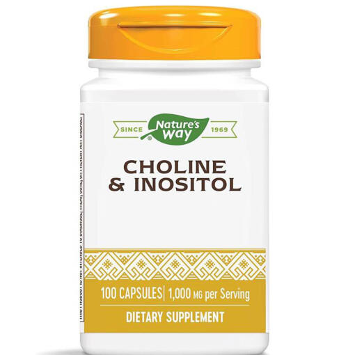 Natures Way - Kolin & Inositol, 100 kapslar - Bild 4