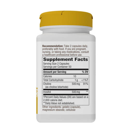 Natures Way - Kolin & Inositol, 100 kapslar - Bild 6