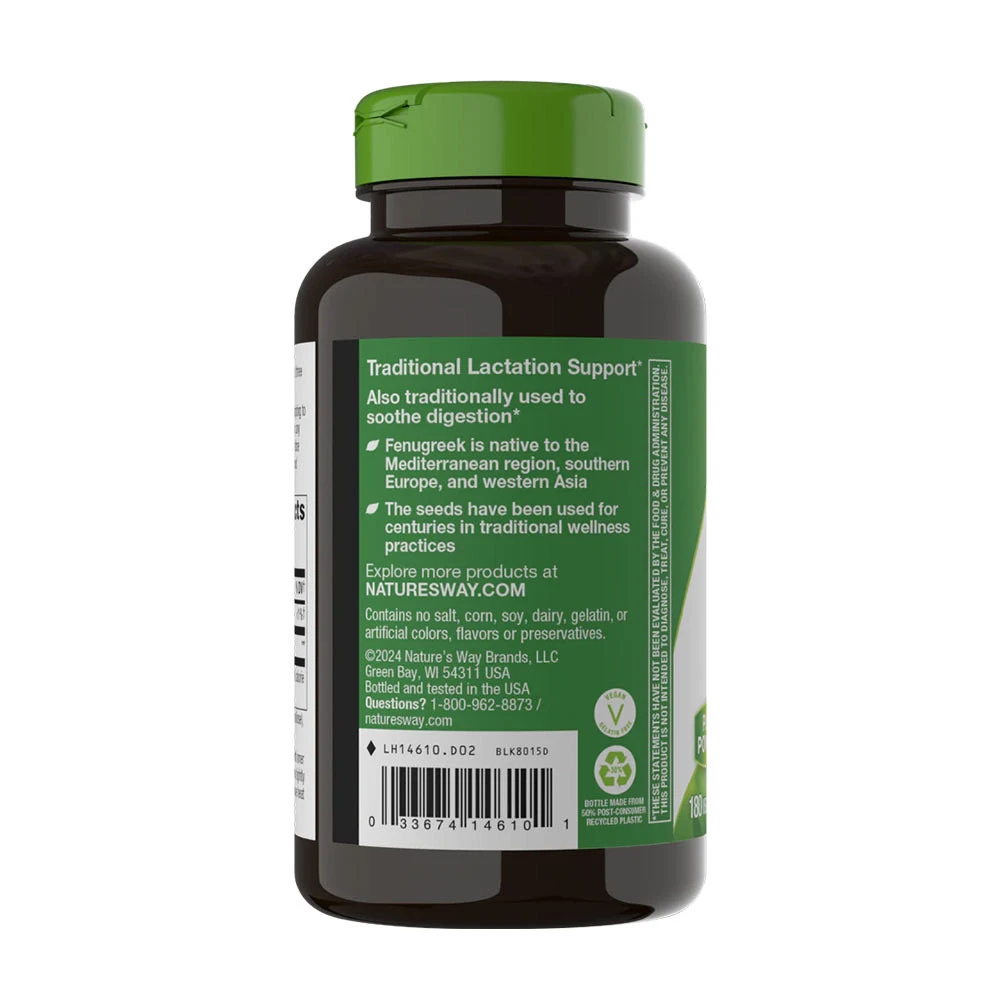 Natures Way - Fänkålsfrö, 180 kapslar - Bild 9