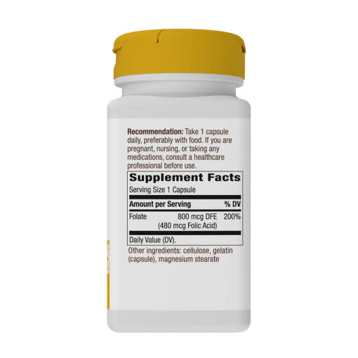 Natures Way - Folate, 100 kapslar - Bild 7