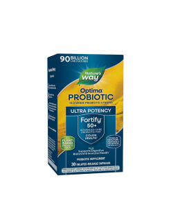 Natures Way Fortify® Optima Age 50+ Probiotic - 90 Billion CFU (30 Capsules)