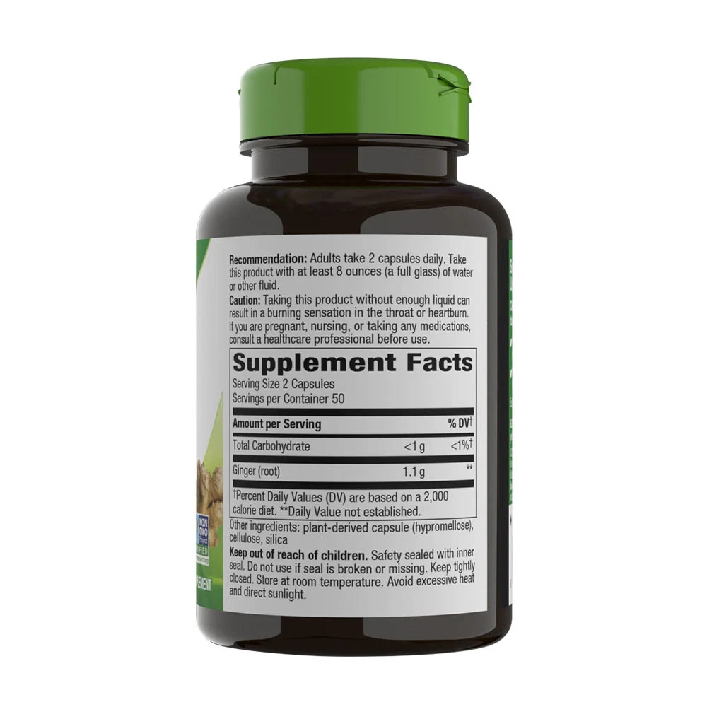 Natures Way - Ingefärsrot, 100 kapslar - Bild 4