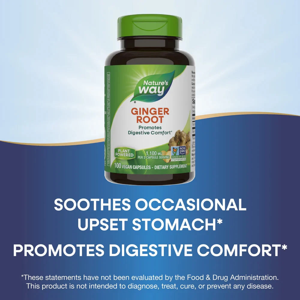 Natures Way - Ingefärsrot, 100 kapslar - Bild 7