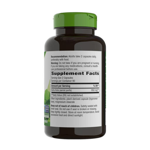 Natures Way - Gotu Kola Herb, 180 kapslar - Bild 7