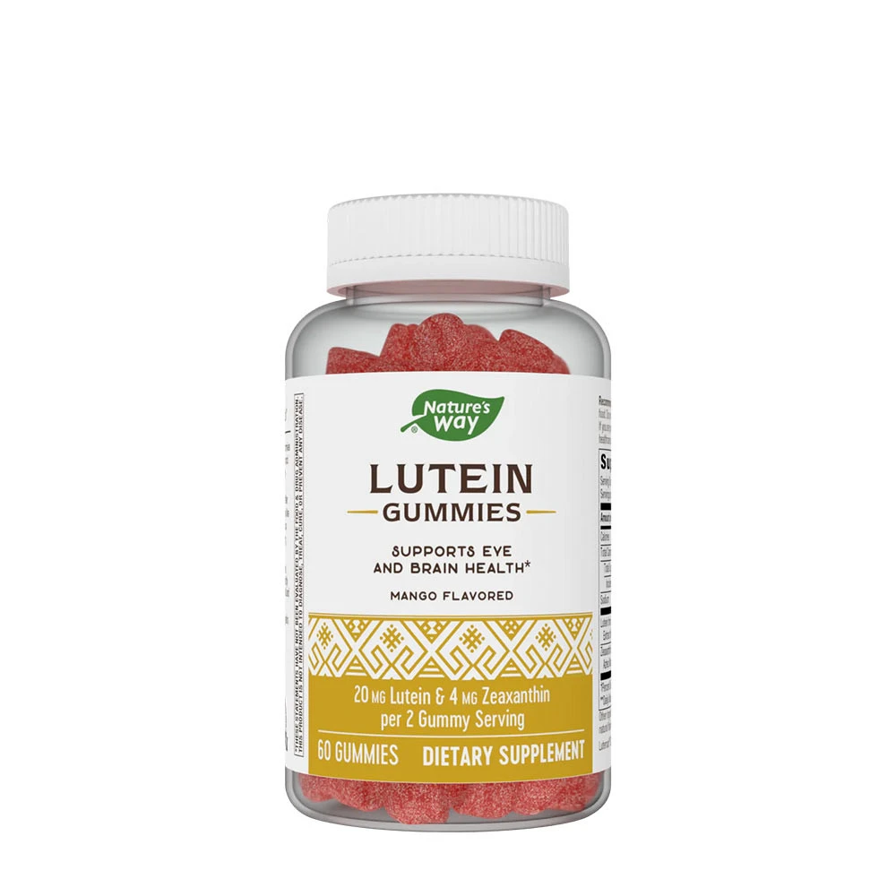 Natures Way - Luteingummin, 60 stycken, Mangosmak | HälsokostLutein | Apoteka