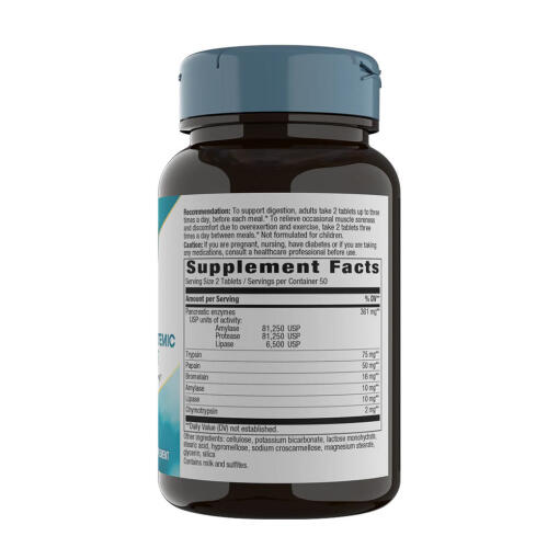 Natures Way - Mega-Zyme, 100 tabletter - Bild 2