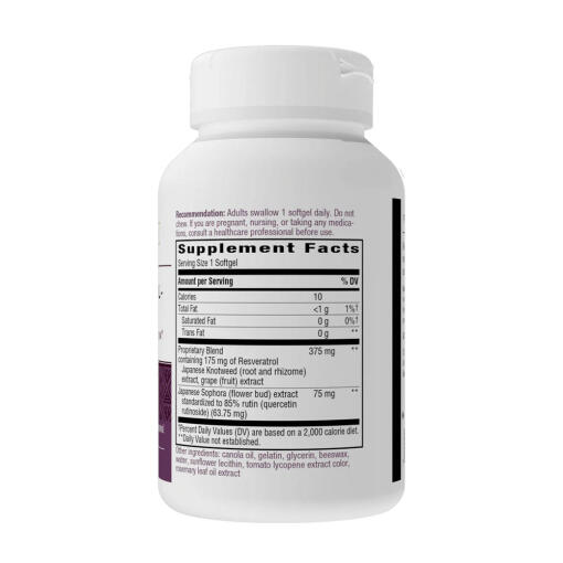 Natures Way - Resveratrol-Forte, 60 mjukkapslar - Bild 2