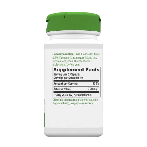 Natures Way - Rosmarinblad, 100 kapslar - Bild 2