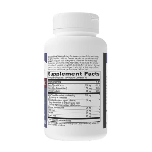 Natures Way - Sambucus Advanced Immune, 80 kapslar - Bild 2
