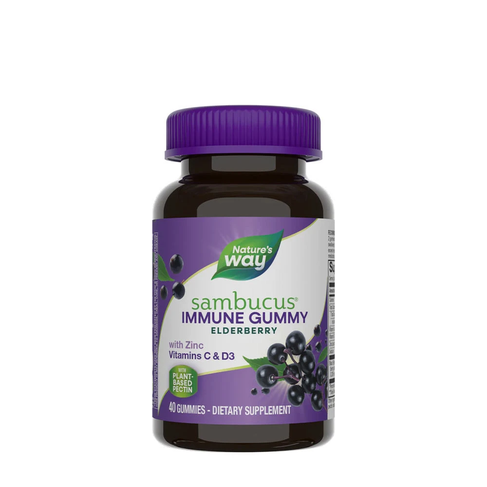 Natures Way - Sambucus Gummies, 60 stycken | HälsokostProbiotikaManukahonung | Apoteka