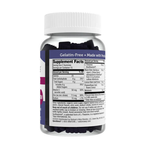 Natures Way - Sambucus Sömn + Immunförsvar Gummies, 30 stycken - Bild 4