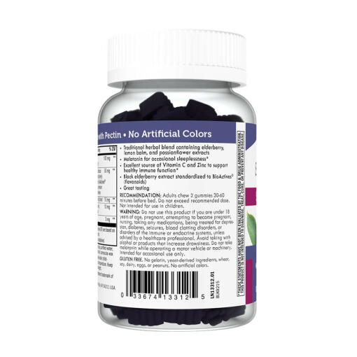 Natures Way - Sambucus Sömn + Immunförsvar Gummies, 30 stycken - Bild 7