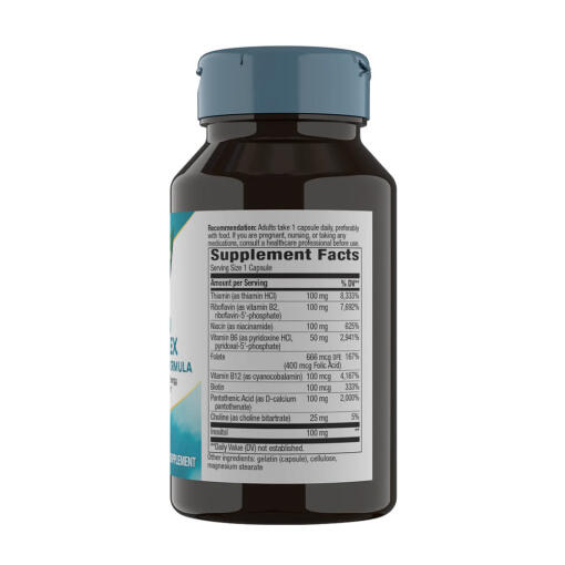 Natures Way - Vitamin B-100 Complex, 60 kapslar - Bild 2