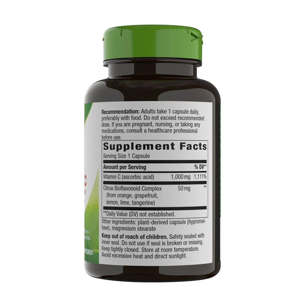 Natures Way - Vitamin C med Bioflavonoider, 100 Kapslar - Bild 2