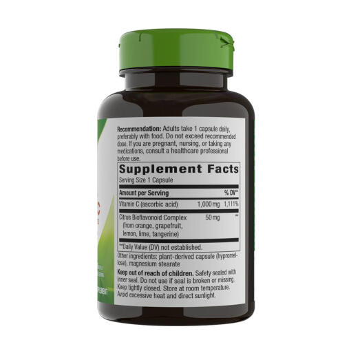 Natures Way - Vitamin C med Bioflavonoider, 100 Kapslar - Bild 4