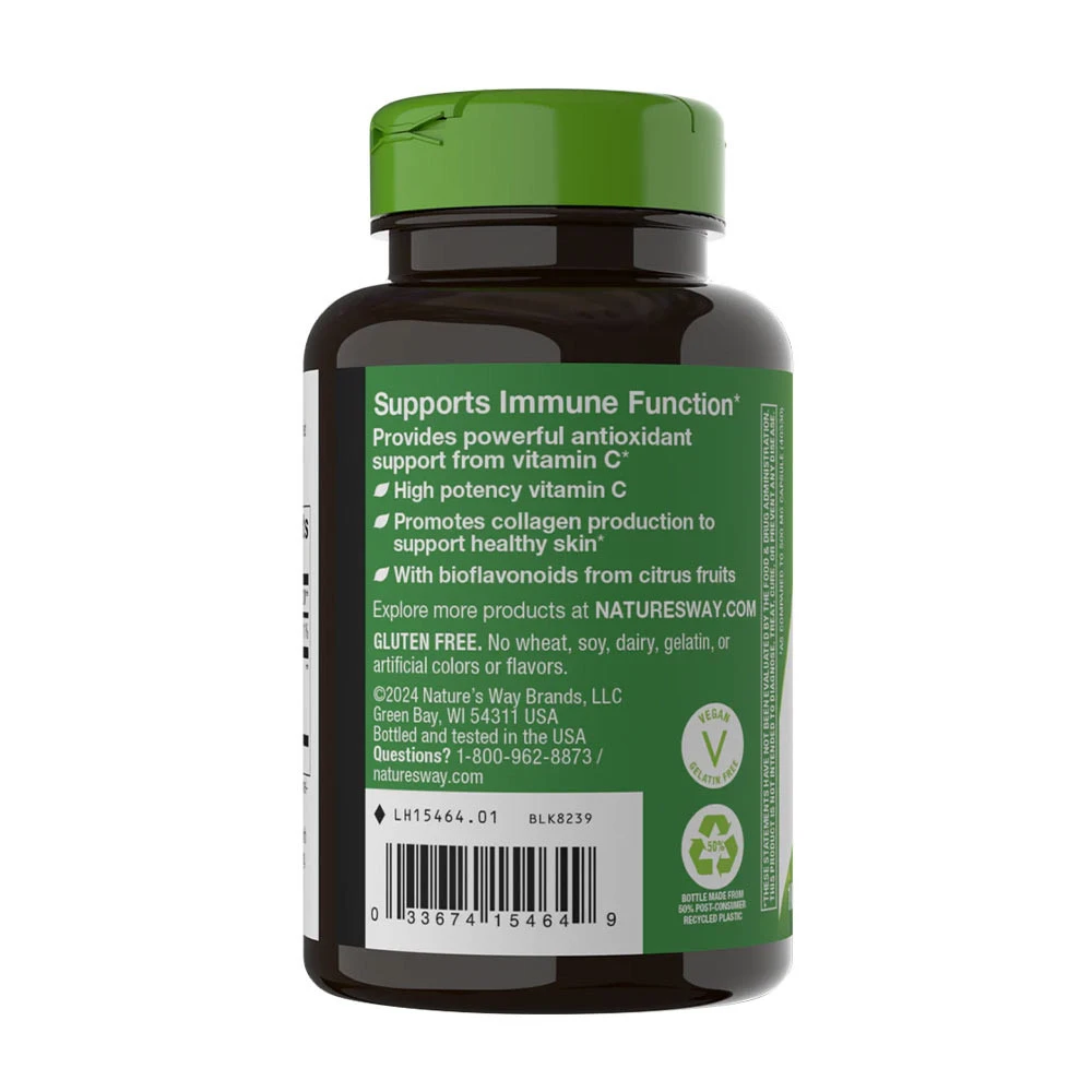 Natures Way - Vitamin C med Bioflavonoider, 100 Kapslar - Bild 9