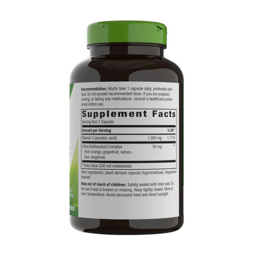 Natures Way - Vitamin C med Bioflavonoider, 250 Kapslar - Bild 2
