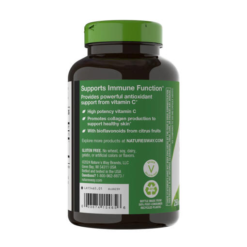 Natures Way - Vitamin C med Bioflavonoider, 250 Kapslar - Bild 3