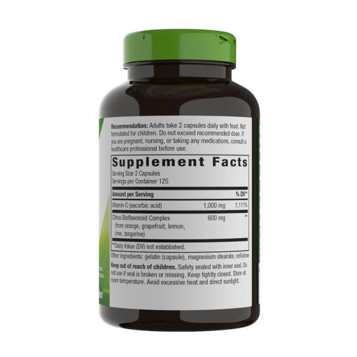 Natures Way - Vitamin C med Bioflavonoider, 250 Kapslar - Bild 7