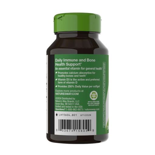 Natures Way - Vitamin D3, 240 mjukkapslar - Bild 5