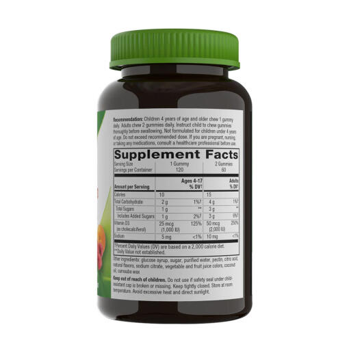 Natures Way - Vitamin D3 Gummies, 120 stycken - Bild 4