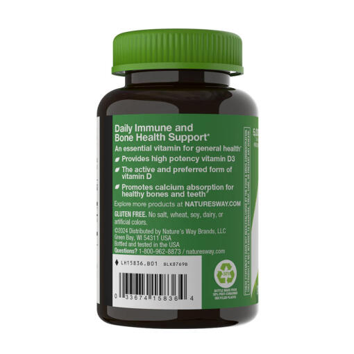 Natures Way - Vitamin D3 Max, 240 mjukkapslar - Bild 9