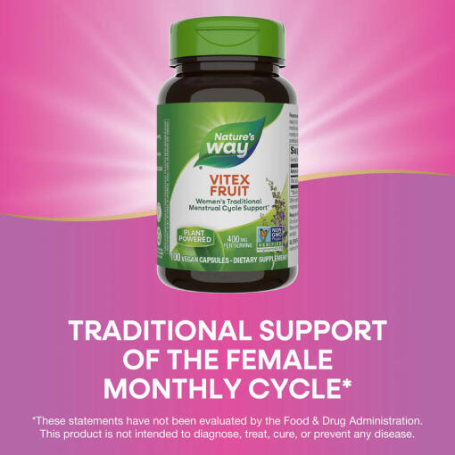Natures Way - Vitex Fruit, 100 kapslar - Bild 7