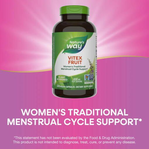 Natures Way - Vitex Fruit, 320 kapslar - Bild 7