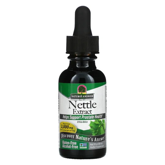 Natures Answer - Nässelextrakt, 2000 mg - 30 ml | Vitaminer och MineralerVeganska produkterHälsa och välbefinnandeÖrttillskottHälsokostÖrter och växtbaserade preparat | Apoteka