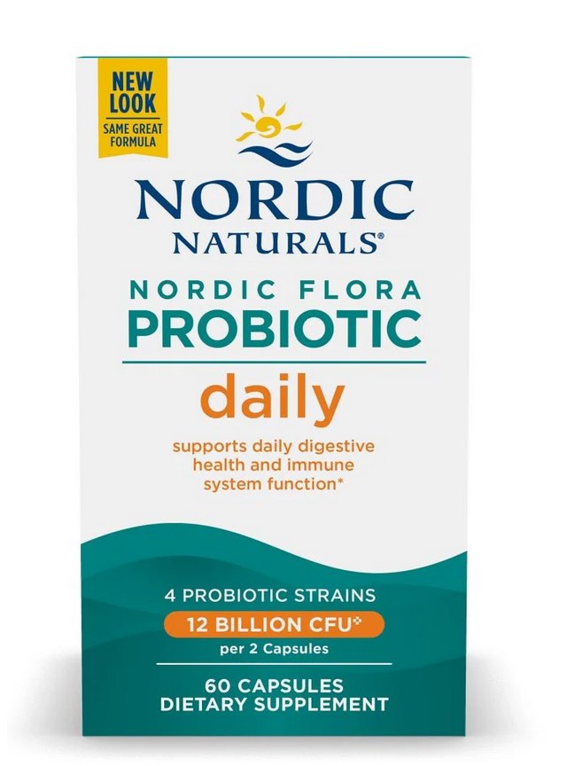 Nordic Naturals - Nordic Flora Probiotika Daglig, 60 kapslar | Vitaminer och MineralerVeganska produkterHälsa och välbefinnandeHälsokostProbiotikaNordisk vitalitetBiohacking | Apoteka