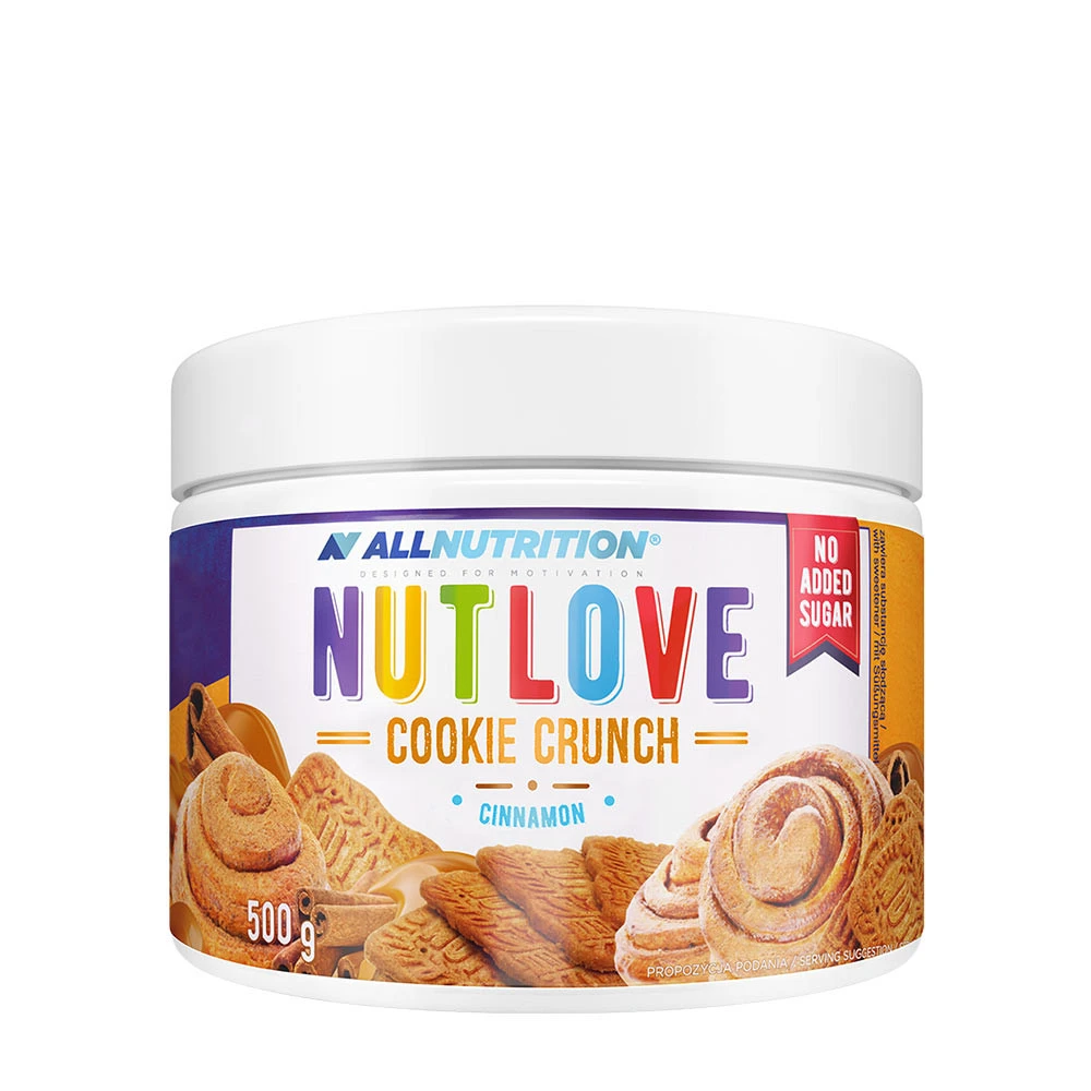 Allnutrition - Nutlove Cookie Crunch, 500g | HälsokostNötsmörProteinbars | Apoteka