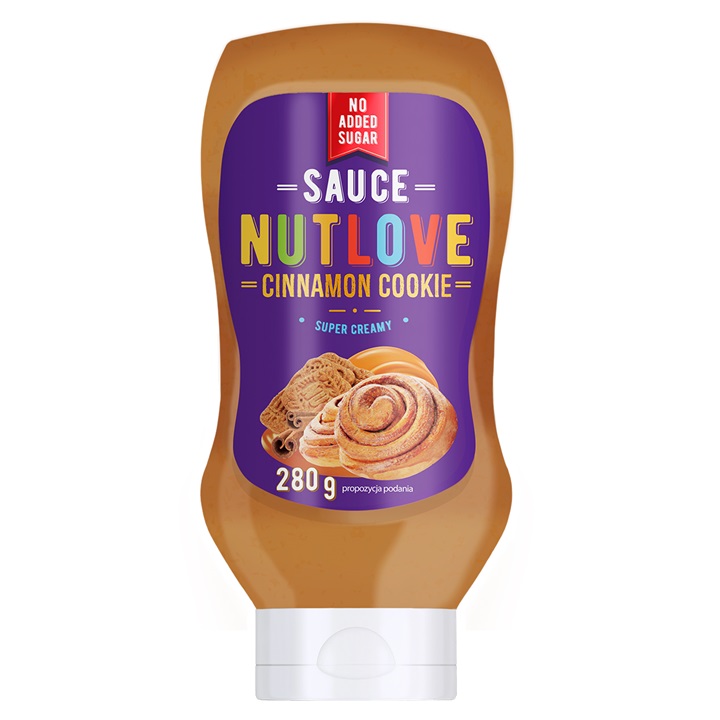 Allnutrition - Nutlove Sås, Kanelkaka, 280 ml | HälsokostSåser | Apoteka