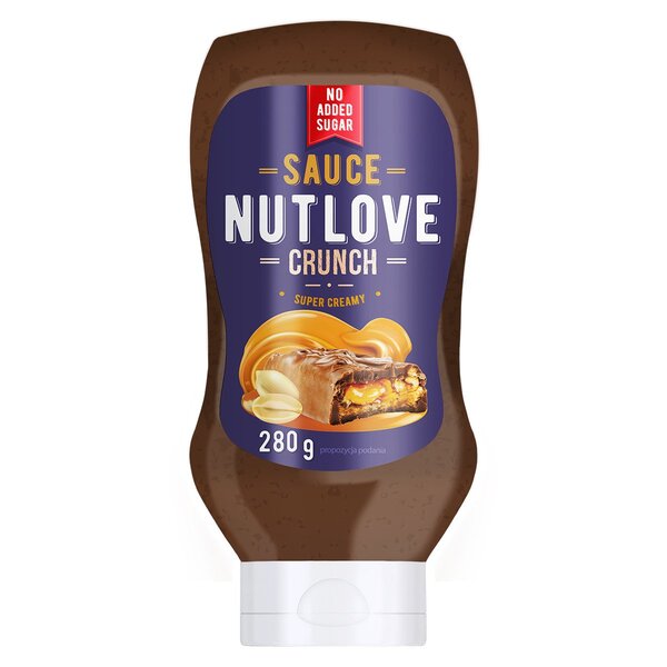 Allnutrition - Nutlove Sås, Crunchy - 280 ml | HälsokostSåser | Apoteka