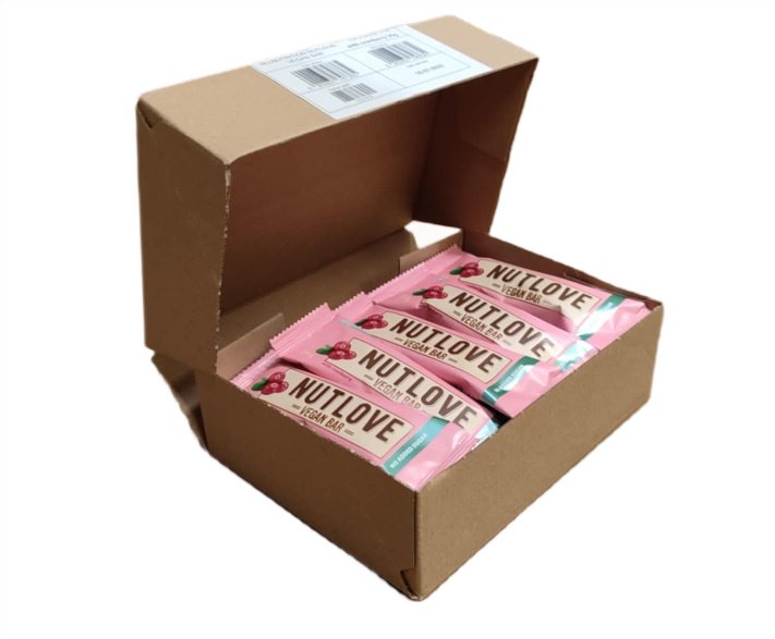 Allnutrition - Nutlove Vegan Bar, Tranbär - 15 x 35g | Veganska produkterHälsokostProteinbars | Apoteka