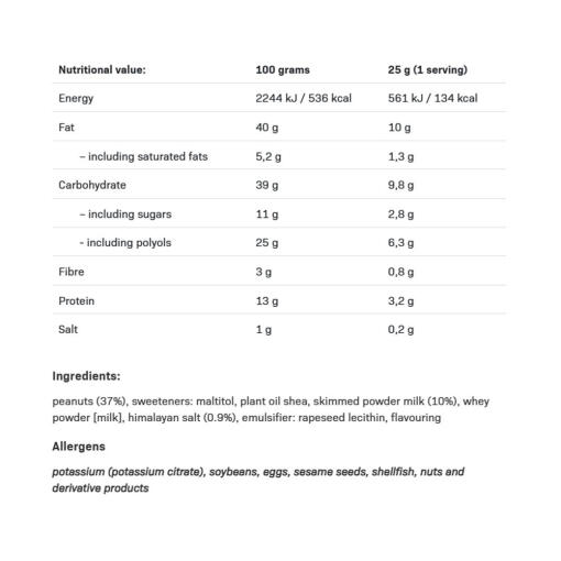 White Choco Peanut - 500g