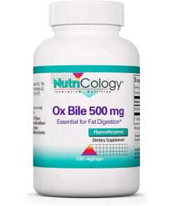Nutricology Ox Bile 500mg 100 Veg. capsules