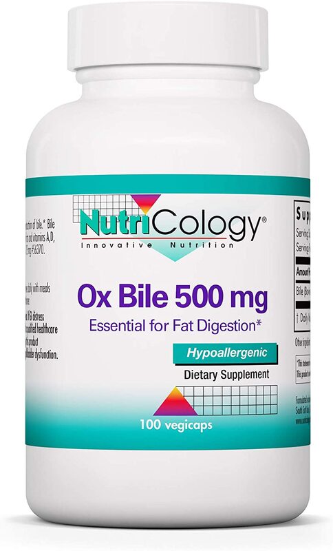 Nutricology - Oxgalla, 500 mg, 100 vegetabiliska kapslar | HälsokostLeverstödMatsmältningshälsa | Apoteka
