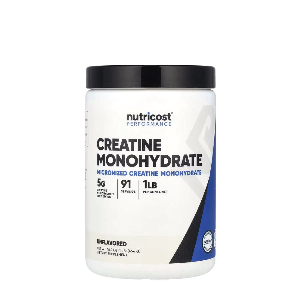 Nutricost - Kreatinmonohydratpulver, 453 g, Osmaksatt | HälsokostKreatintillskottKreatinmonohydrat | Apoteka