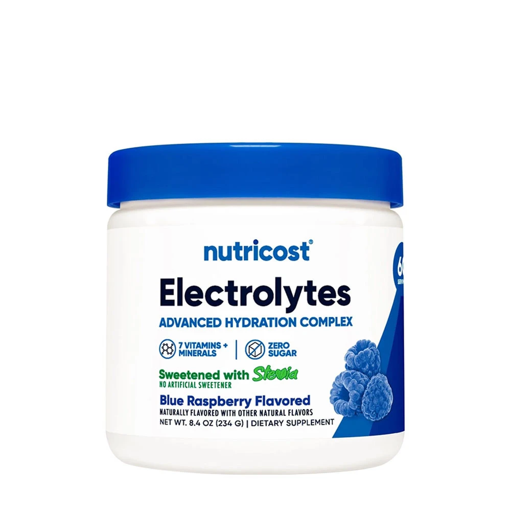 Nutricost - Elektrolytkomplex, 234 g, Blå Hallon | HälsokostFitness och träning | Apoteka