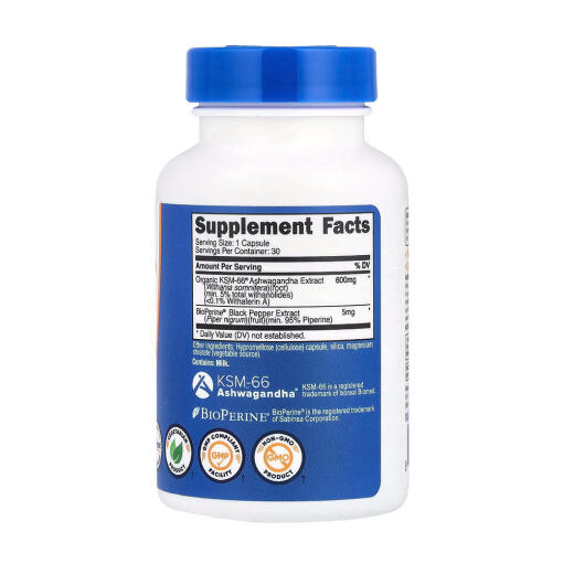 Nutricost - KSM-66, 30 kapslar - Bild 2